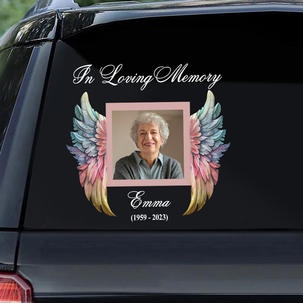 In Loving Memory - Personalized Memorial Decal Die Cut