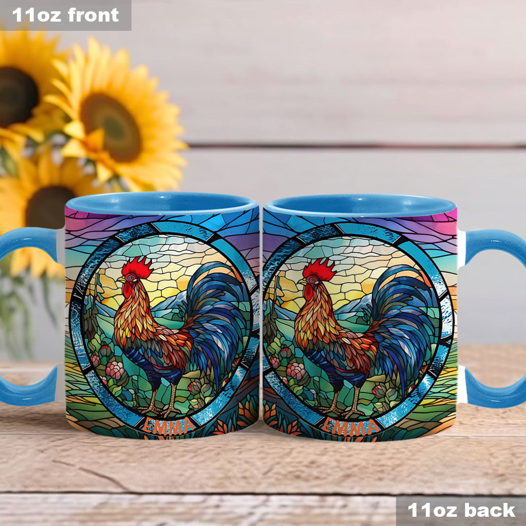 Love Chicken - Personalized Chicken Accent Mug