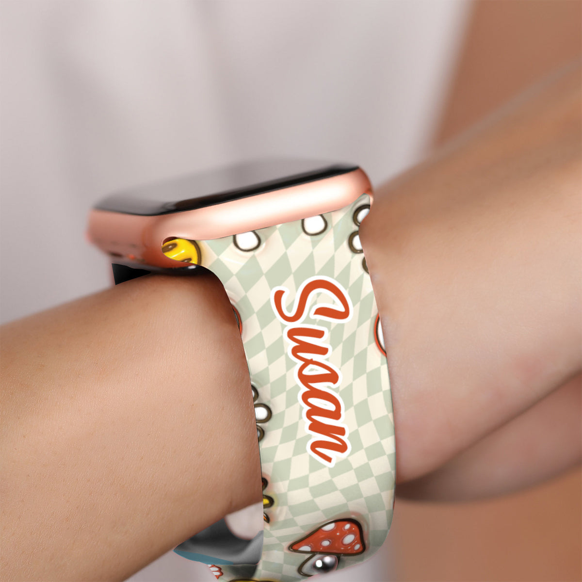 Hippie Soul Retro Multi Style - Personalized Hippie Apple Watch Band