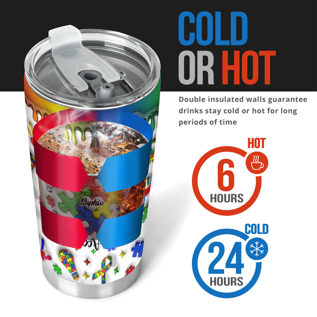 Autism Awareness - Personalized Autism Awareness Tumbler