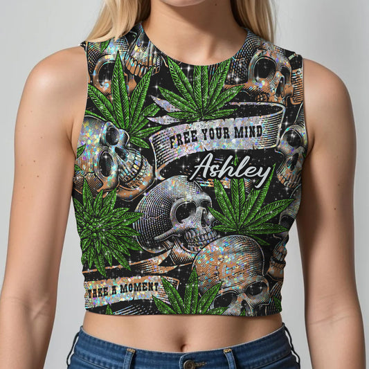 Stay High - Personalized Weed Crop Tank Top