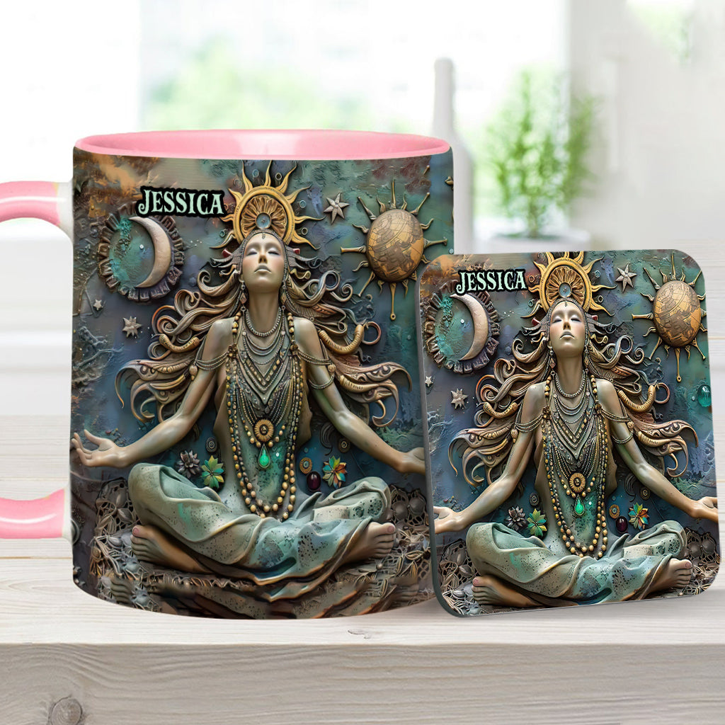 Lose Your Mind Find Your Soul - Personalized Yoga Accent Mug