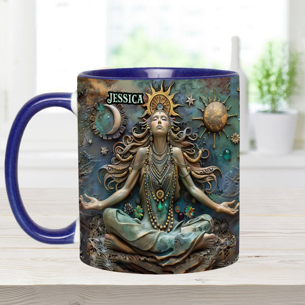Lose Your Mind Find Your Soul - Personalized Yoga Accent Mug