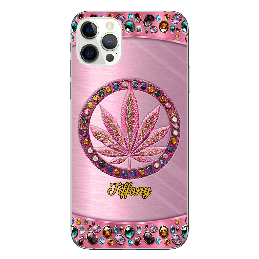 Stoner Chick - Personalized Weed Clear Phone Case