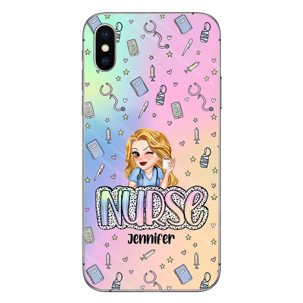 Nurse Life - Personalized Nurse Clear Phone Case