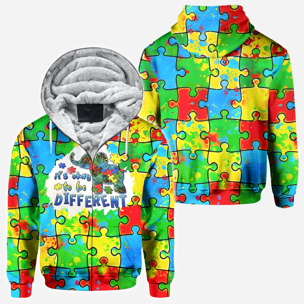 Its Ok To Be Different - Autism Awareness All Over Shirt