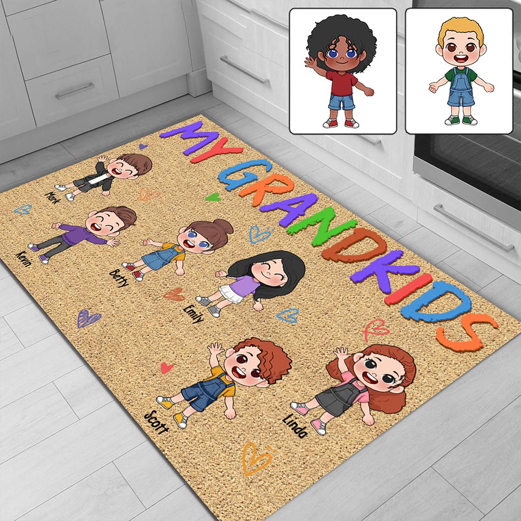 My Grandkids - Personalized Grandma Doormat