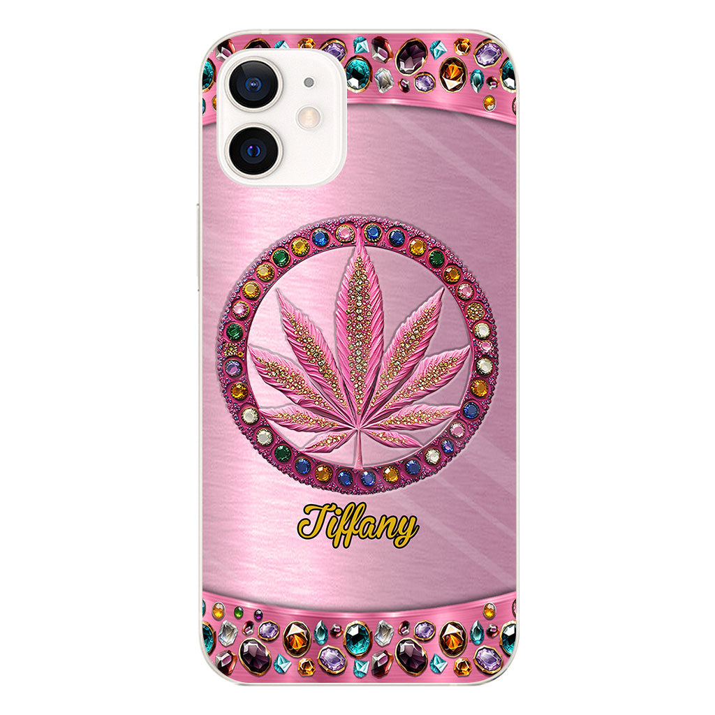 Stoner Chick - Personalized Weed Clear Phone Case