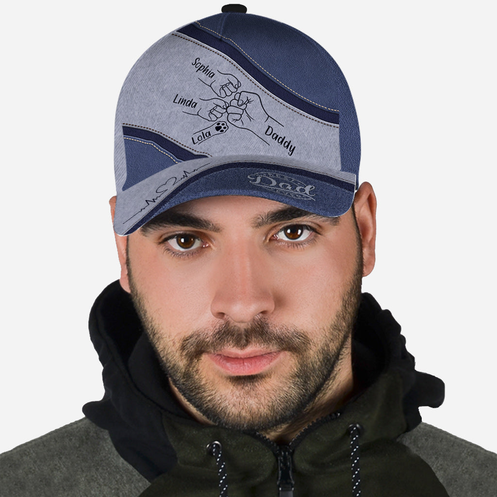 Best Dad Dog Dad Ever - Personalized Father Classic Cap