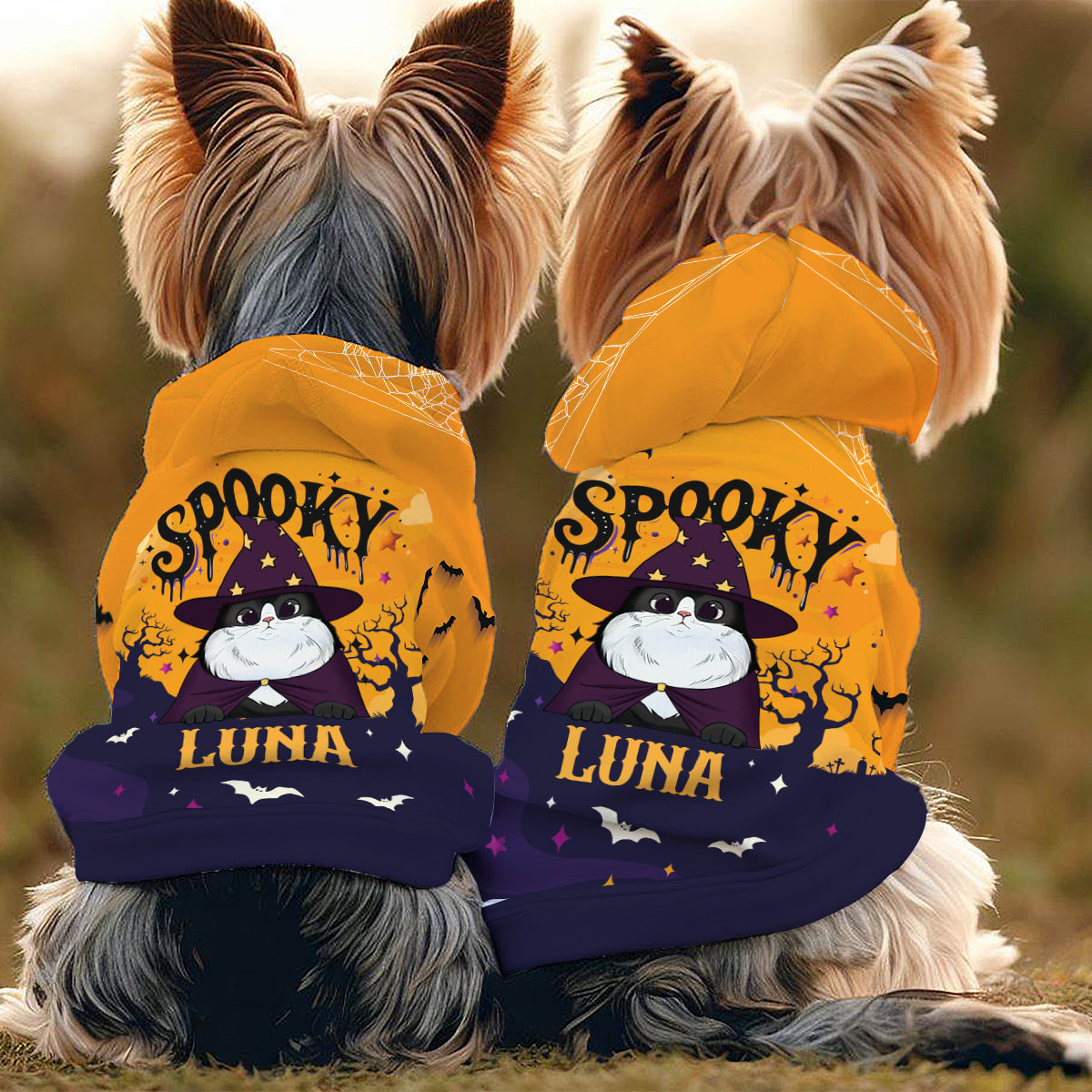 Spooky Dog Cat - Personalized Dog Pet Hoodie