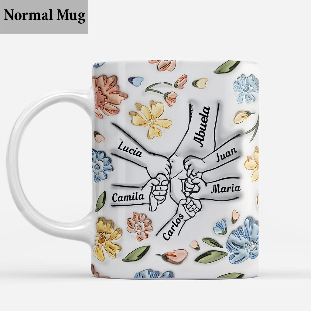 Abuela Floral - Personalized Grandma Mug