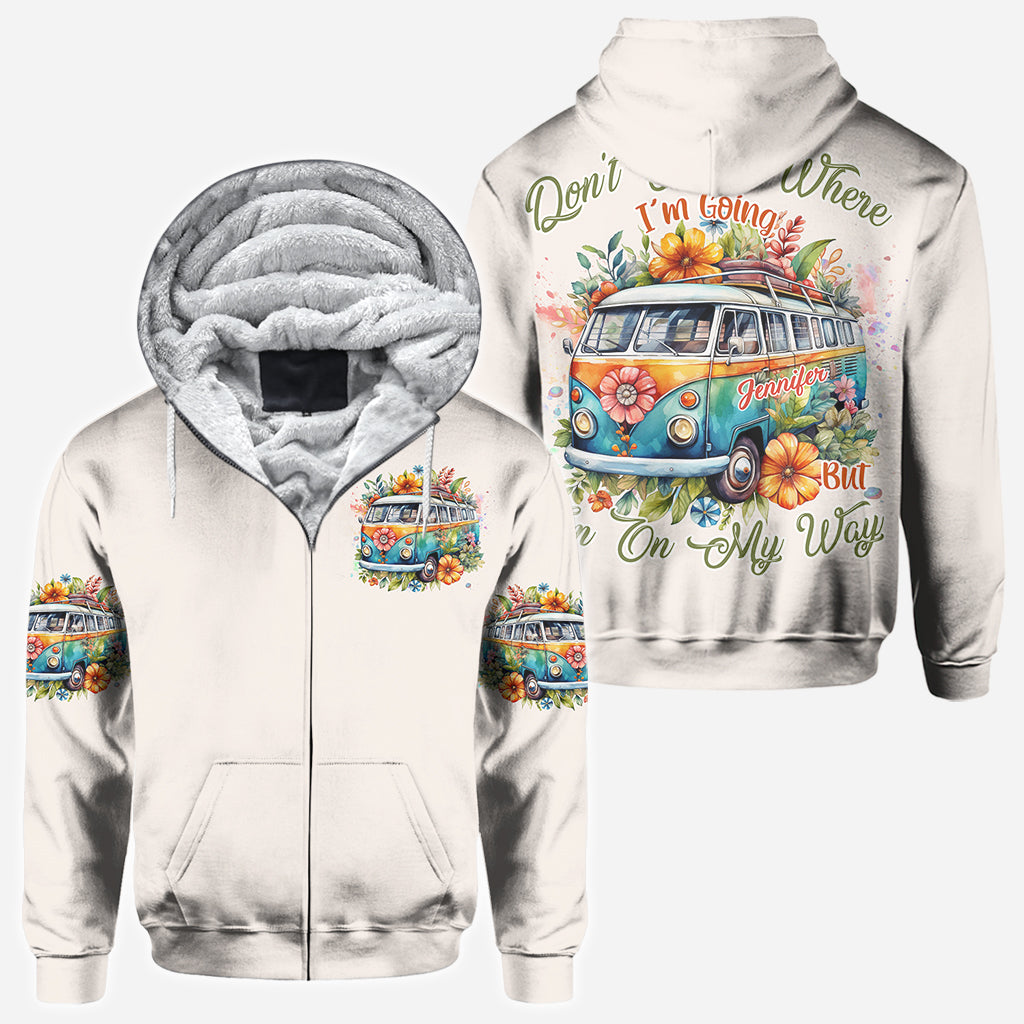 On My Way - Personalized Hippie All Over Shirt