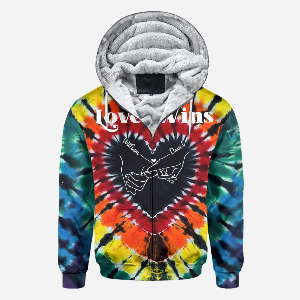 Love Wins - Personalized LGBT Support All Over Shirt