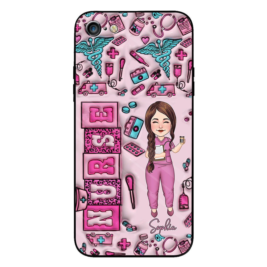 Nurse Life - Personalized Nurse Clear Phone Case