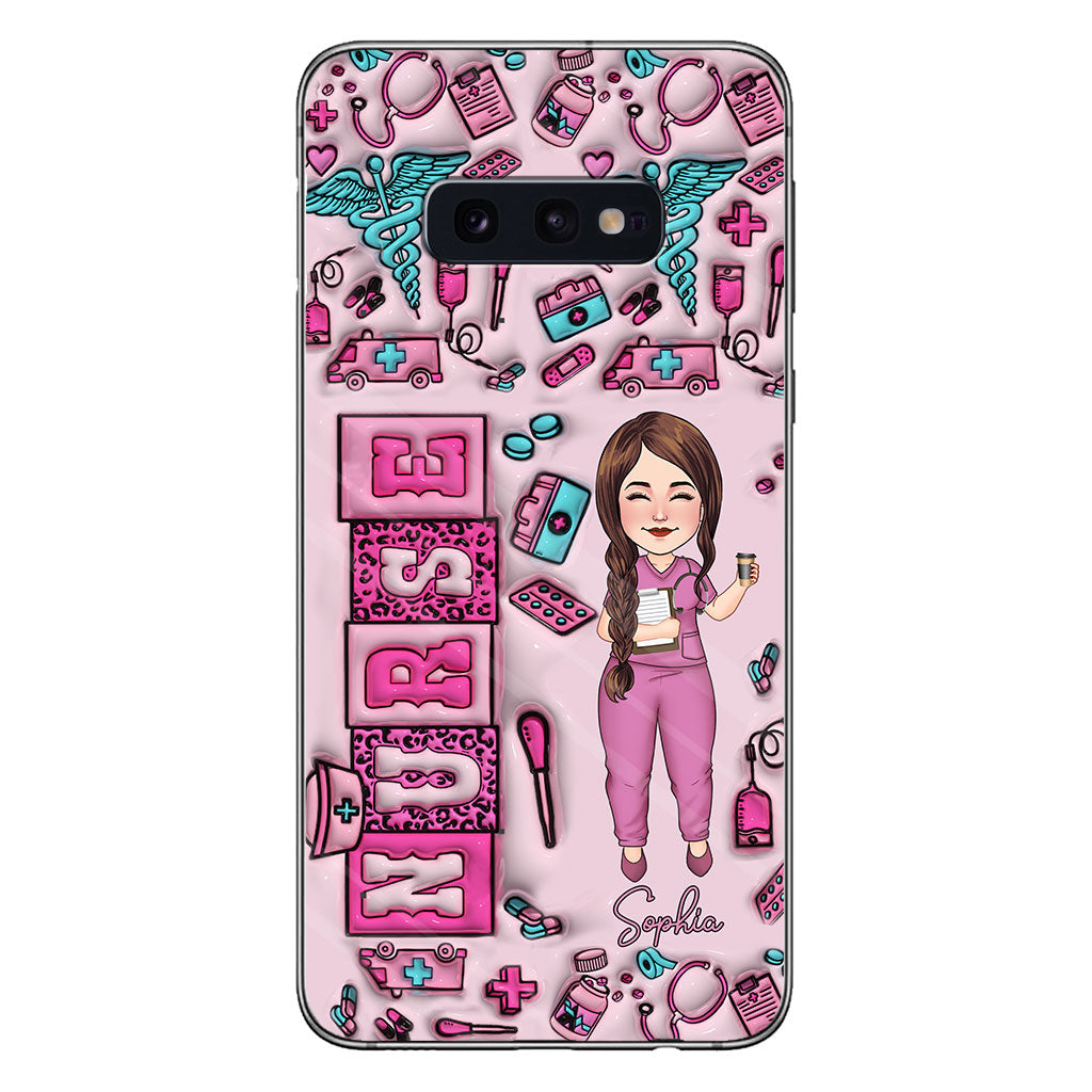 Nurse Life - Personalized Nurse Clear Phone Case
