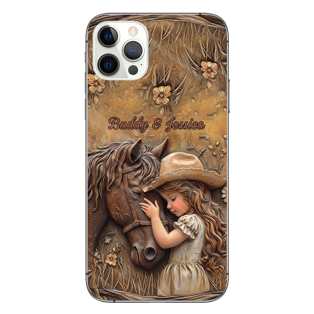 Just A Girl Who Loves Horse - Personalized Horse Clear Phone Case