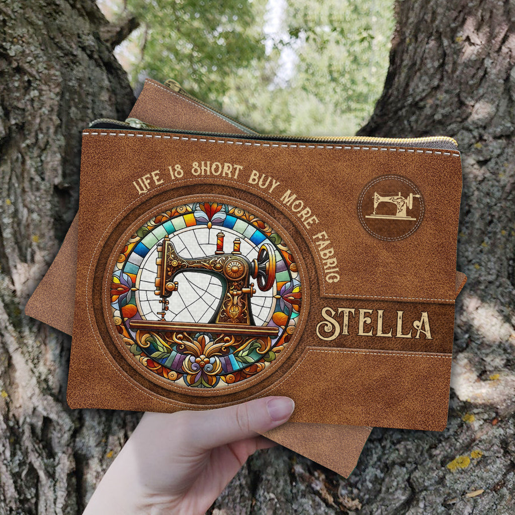 Colorful Sewing Machine - Personalized Sewing Pouch