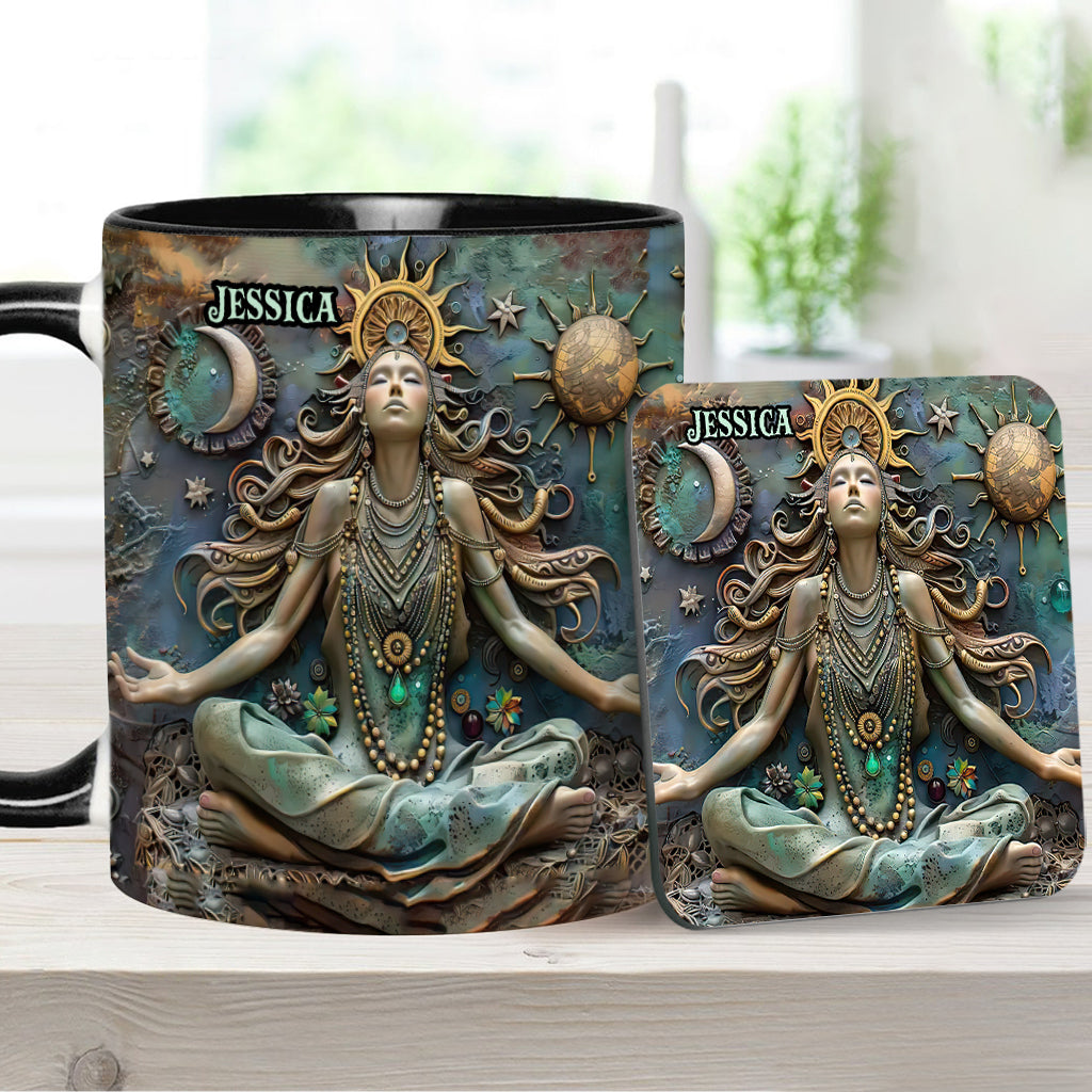 Lose Your Mind Find Your Soul - Personalized Yoga Accent Mug