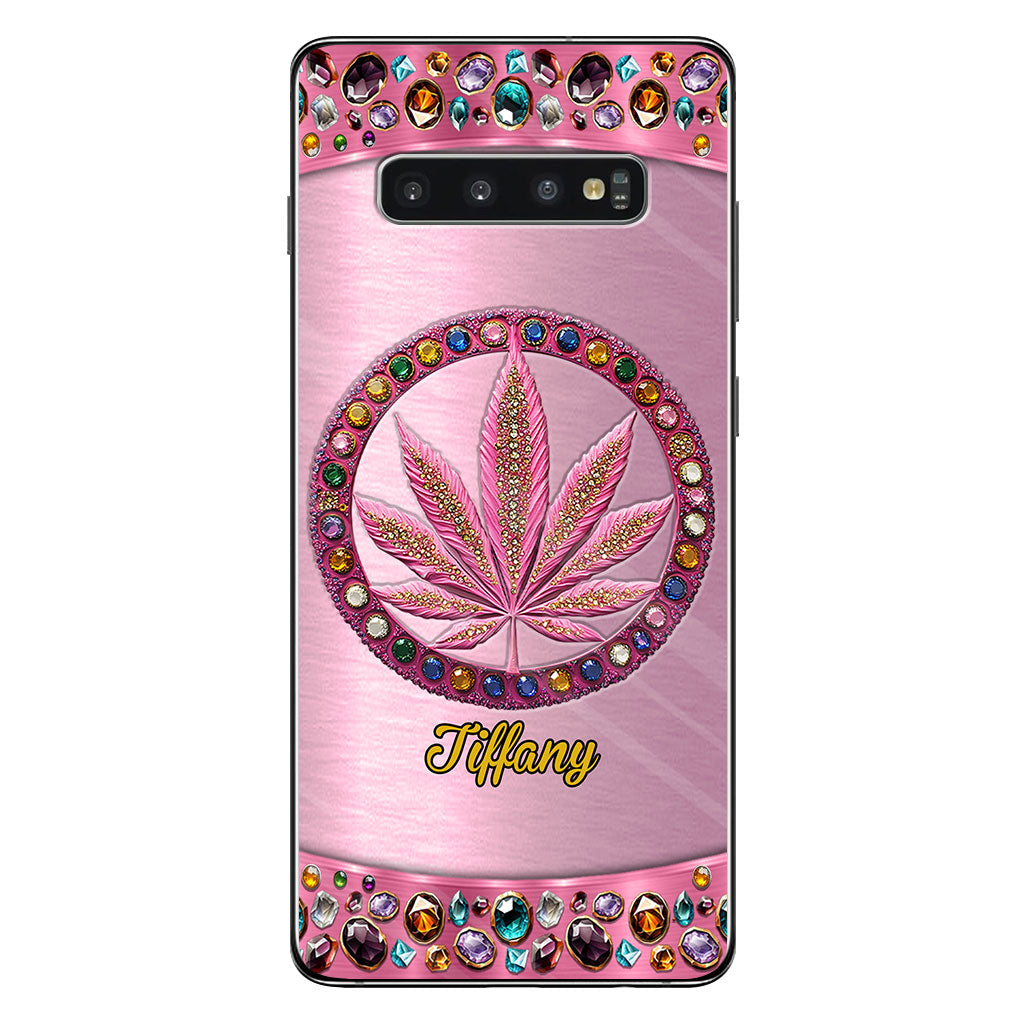 Stoner Chick - Personalized Weed Clear Phone Case