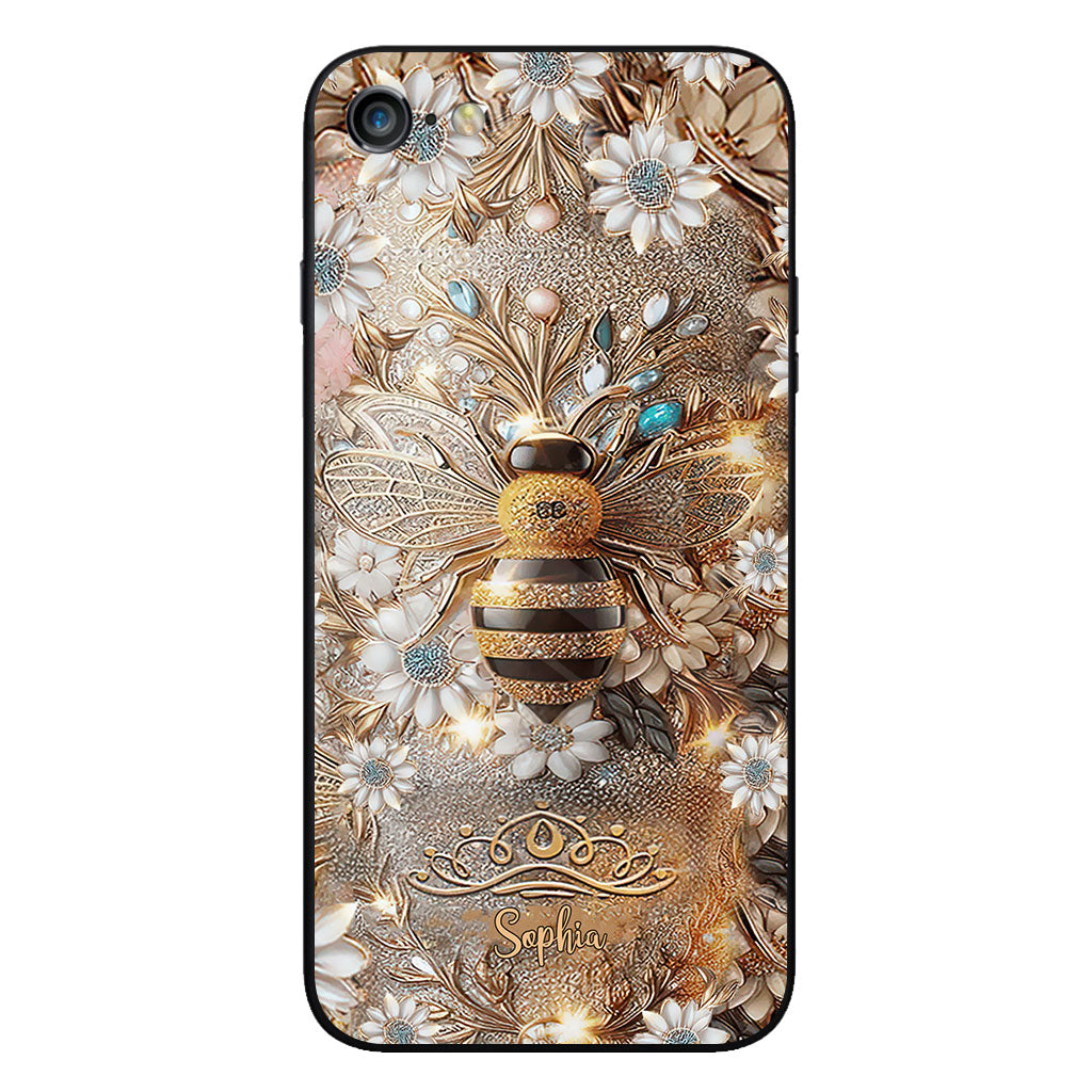 Queen Bee - Personalized Bee Clear Phone Case