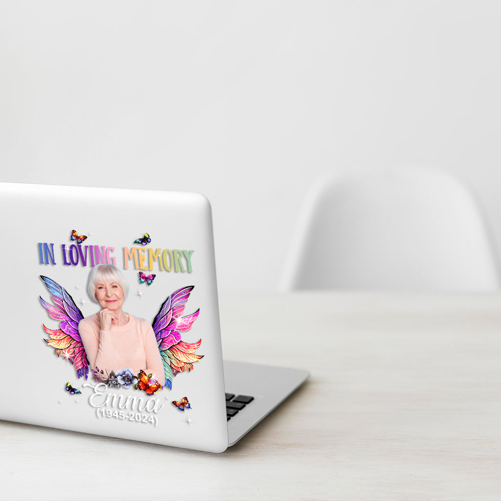 In Loving Memory Any Photo - Personalized Memorial Decal Die Cut