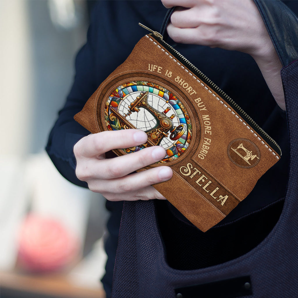 Colorful Sewing Machine - Personalized Sewing Pouch