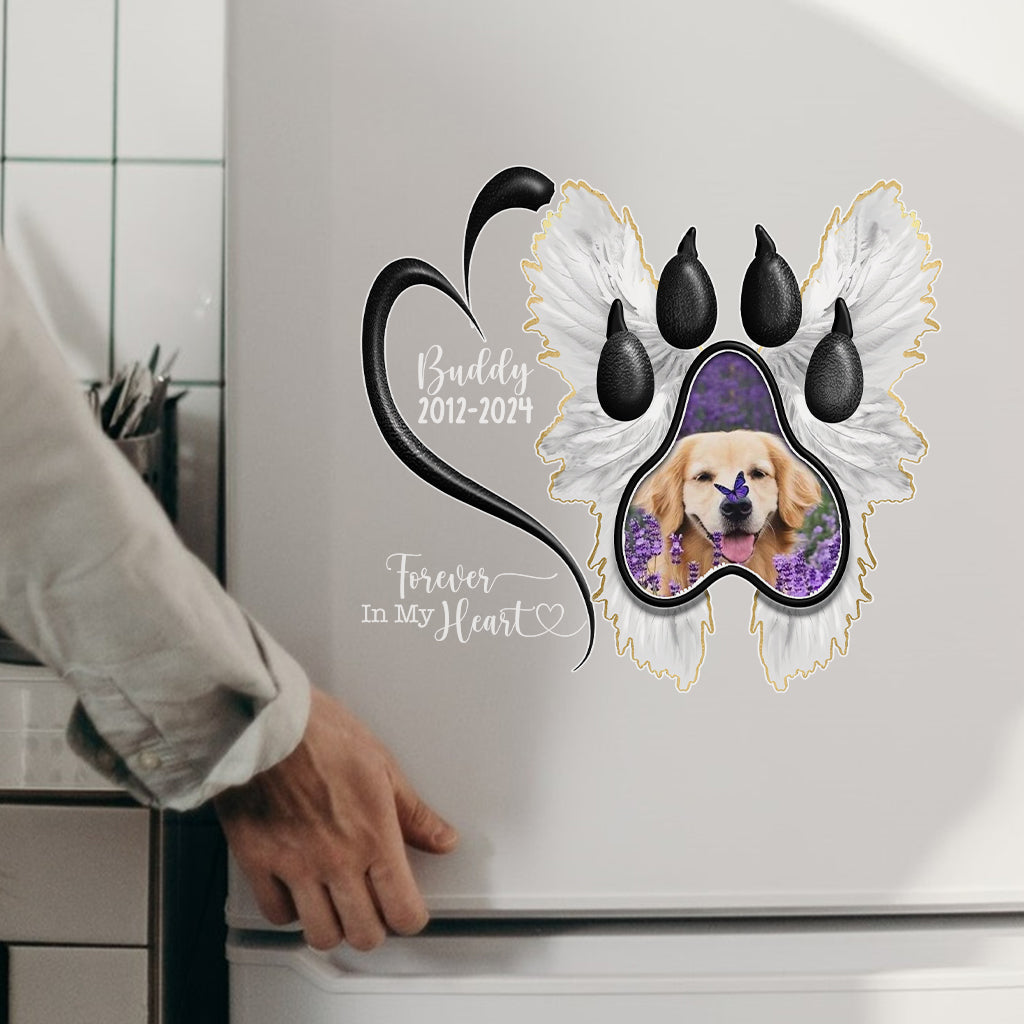 Forever In My Heart - Personalized Dog Decal Die Cut