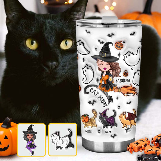 Cat Mom - Personalized Cat Tumbler