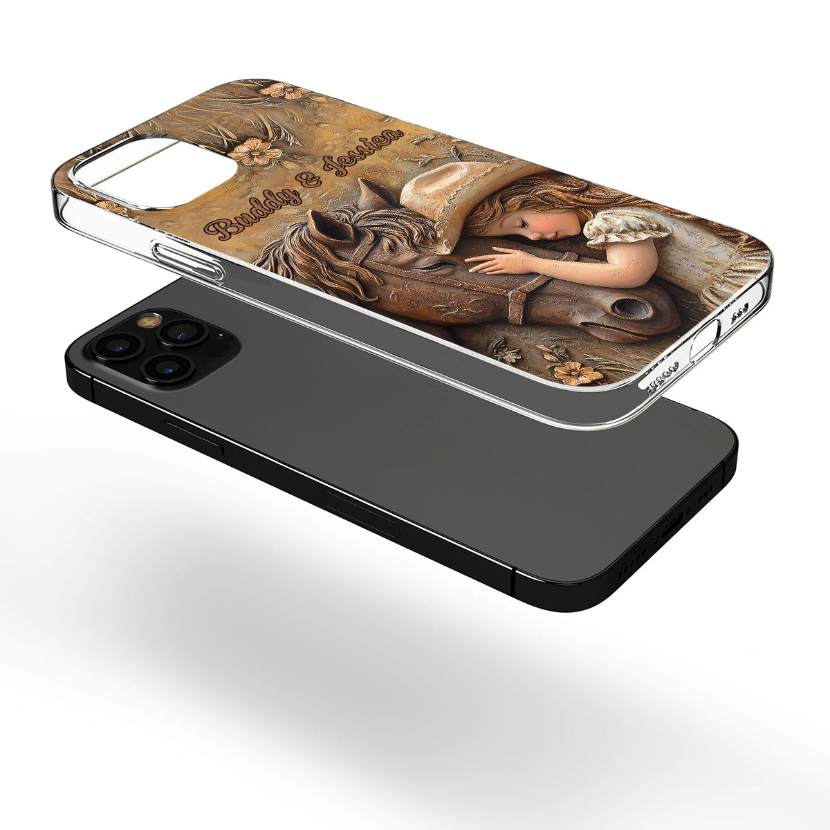 Just A Girl Who Loves Horse - Personalized Horse Clear Phone Case