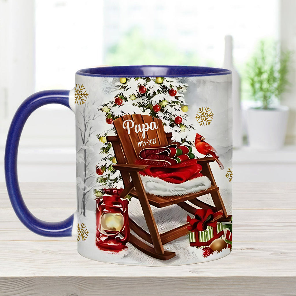 Christmas In Heaven - Personalized Memorial Accent Mug