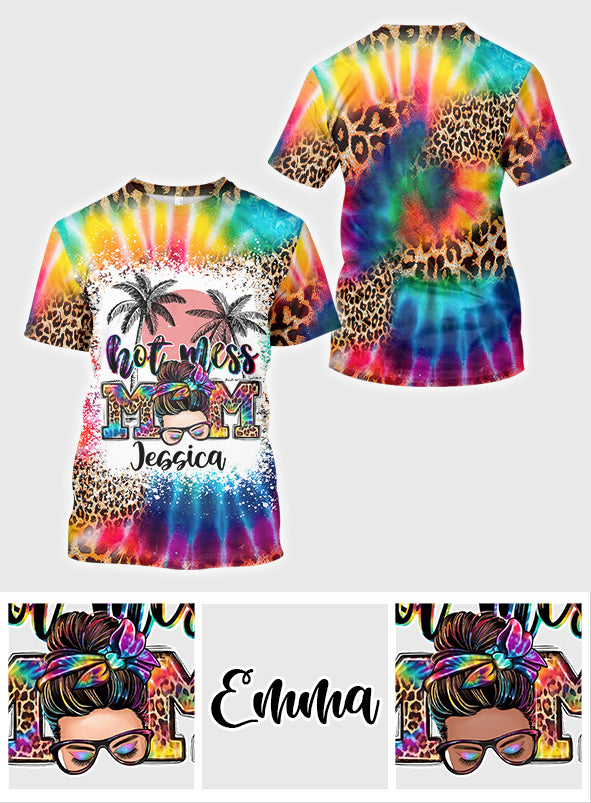 Hot Mess Mom - Personalized Mother All Over Shirt