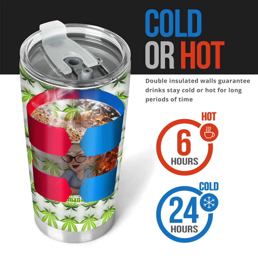 Pretty Lil' Pothead - Personalized Weed Tumbler