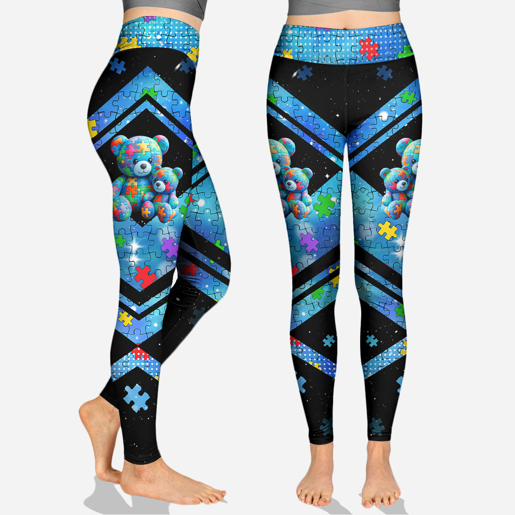 Mama Bear Autism Awareness Hoodie and Leggings
