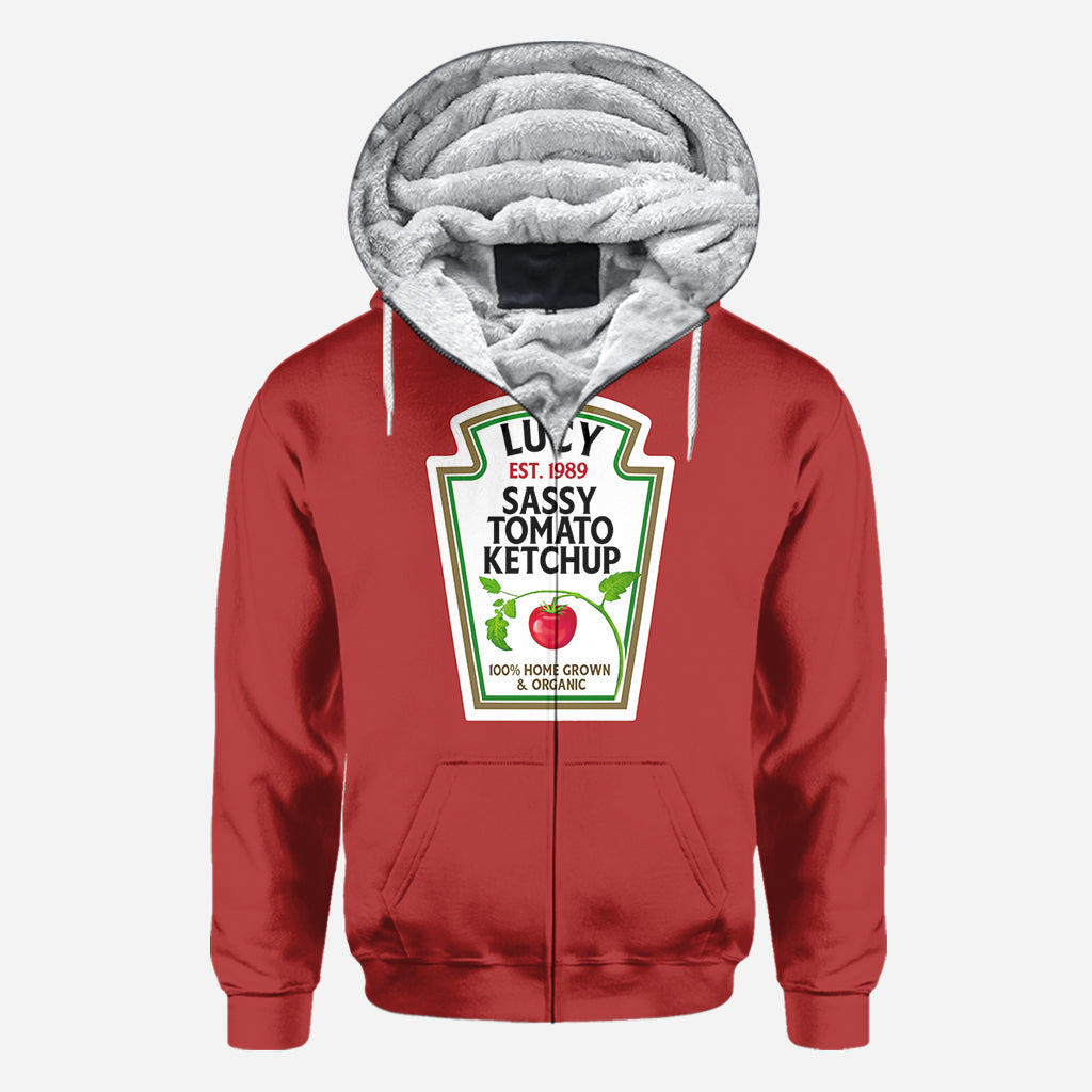 Sassy Ketchup Spicy Mustard Condiment Costume - Personalized Halloween All Over Shirt