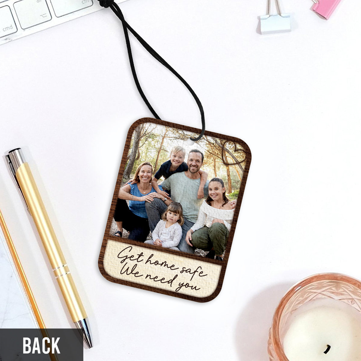 Drive Safe We Love You - Personalized Father Rectangle Air Freshener