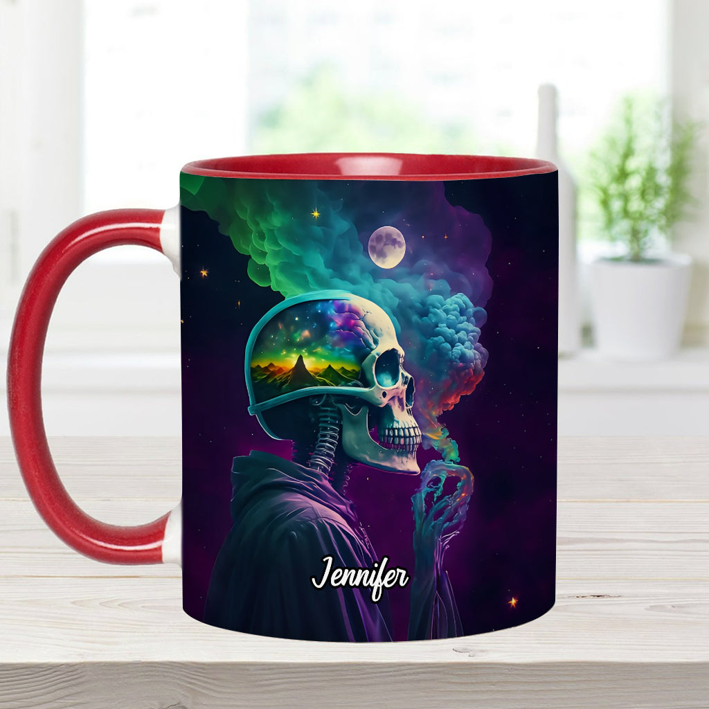 A Little High - Personalized Weed Accent Mug