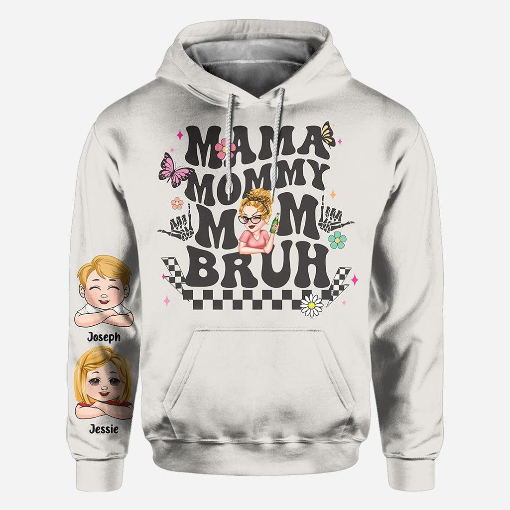 Mama Mommy Mom Bruh - Personalized Mother All Over Shirt