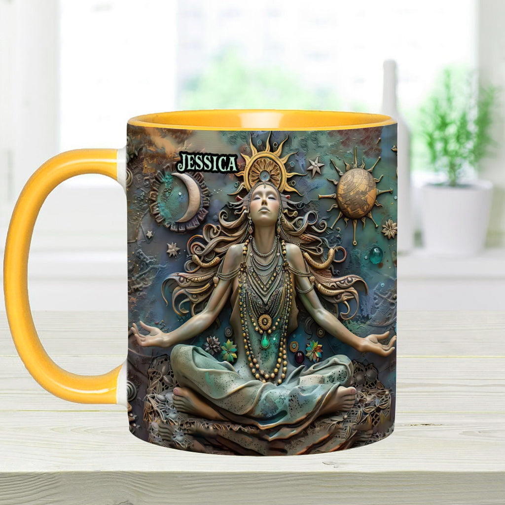 Lose Your Mind Find Your Soul - Personalized Yoga Accent Mug