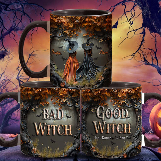 Bad Witch - Personalized Bestie Accent Mug