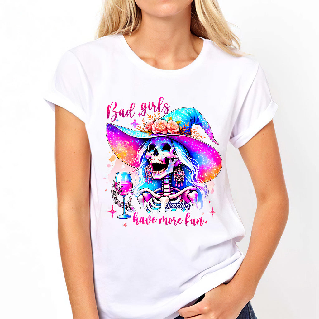 Bad Girls Have More Fun - Personalized Witch T-shirt And Hoodie