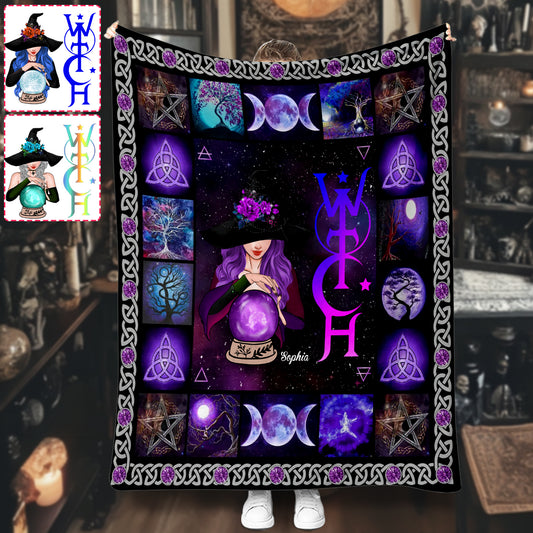 Wicked Witch - Personalized Witch Blanket