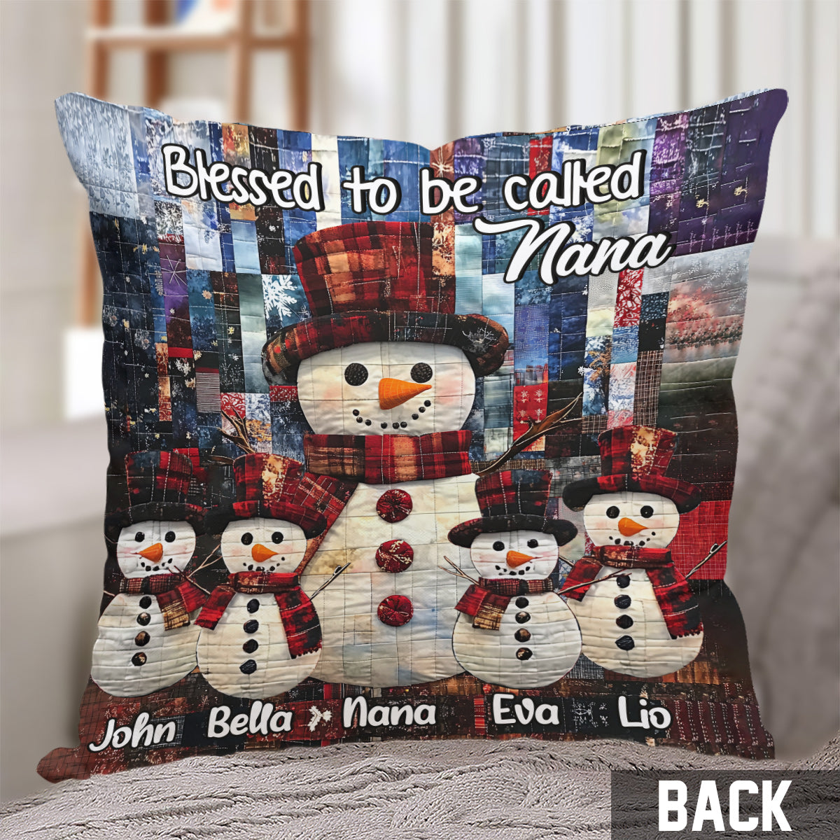 Blessed to Be Called - Personalized Grandma Throw Pillow