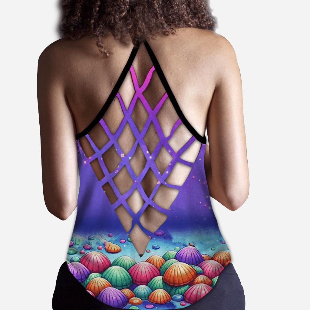 Just A Girl Who Loves Turtles - Personalized Turtle Cross Tank Top