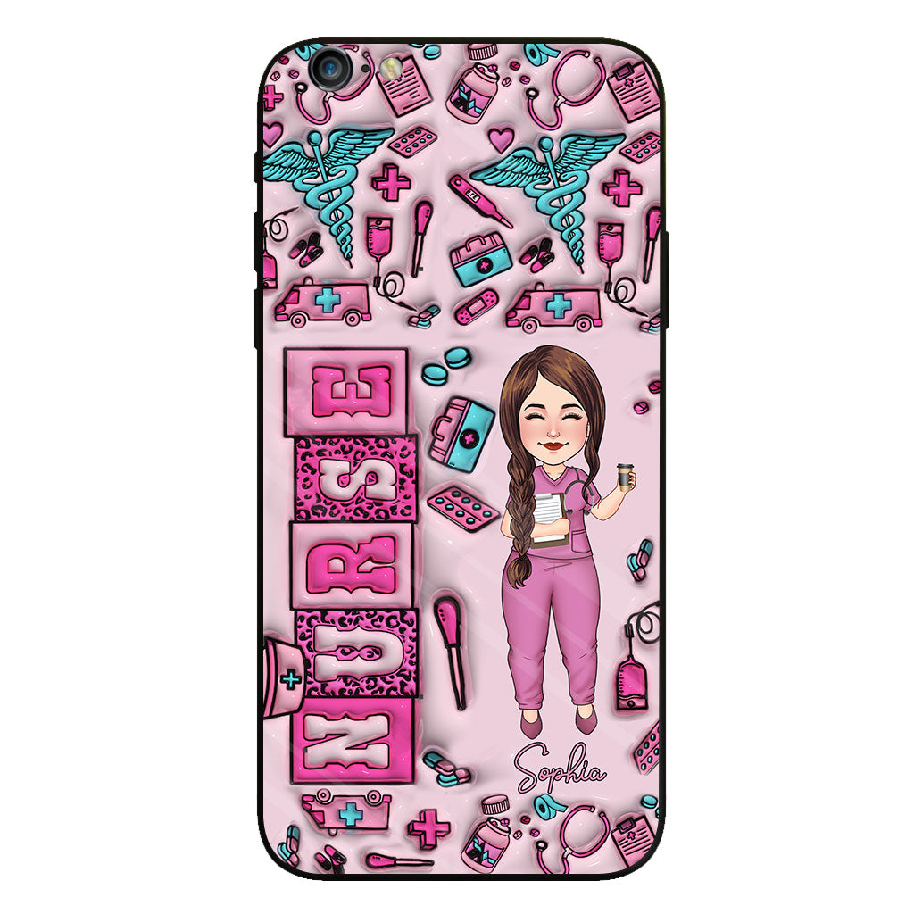 Nurse Life - Personalized Nurse Clear Phone Case