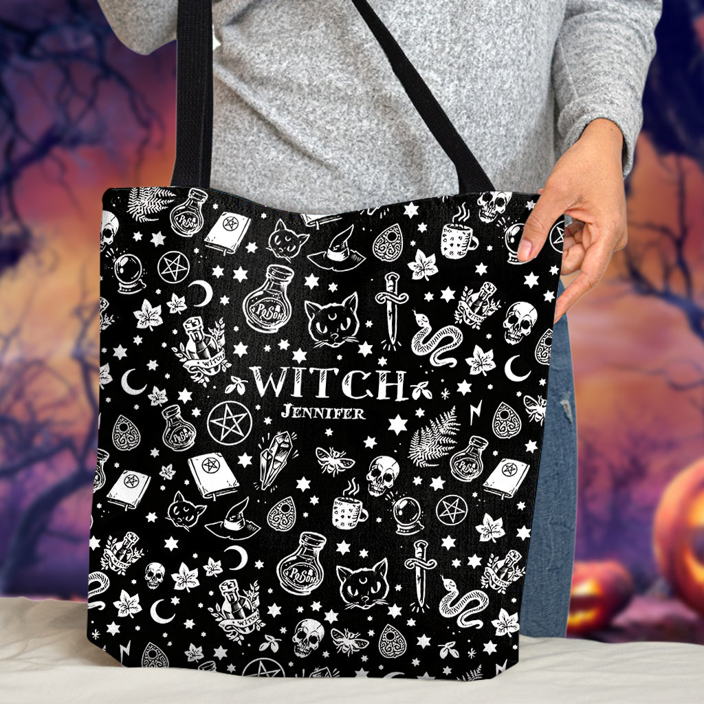 Witch - Personalized Witch Tote Bag