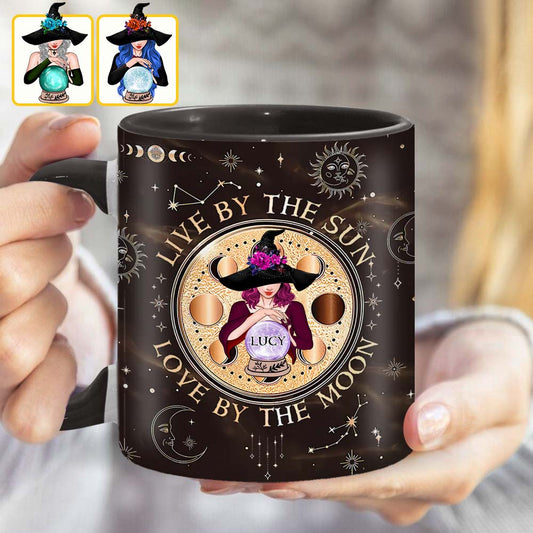 As Above So Below - Personalized Witch Accent Mug