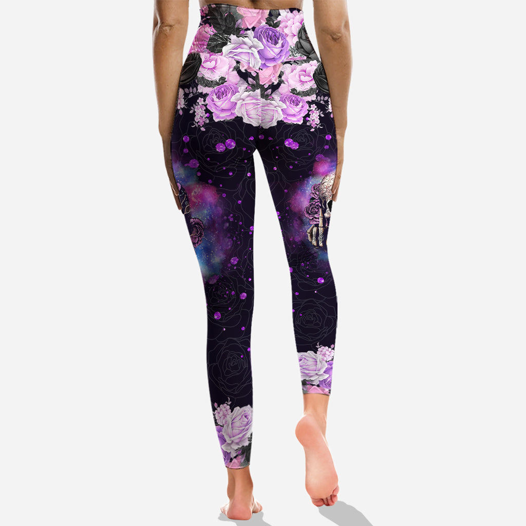 My Give A Fck Is Broken But My Go Fck Yourself Is Fully Functional - Personalized Skull Hoodie and Leggings