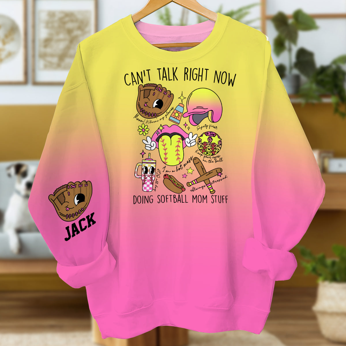 Softball Mom Stuff - Personalized Softball All Over Shirt