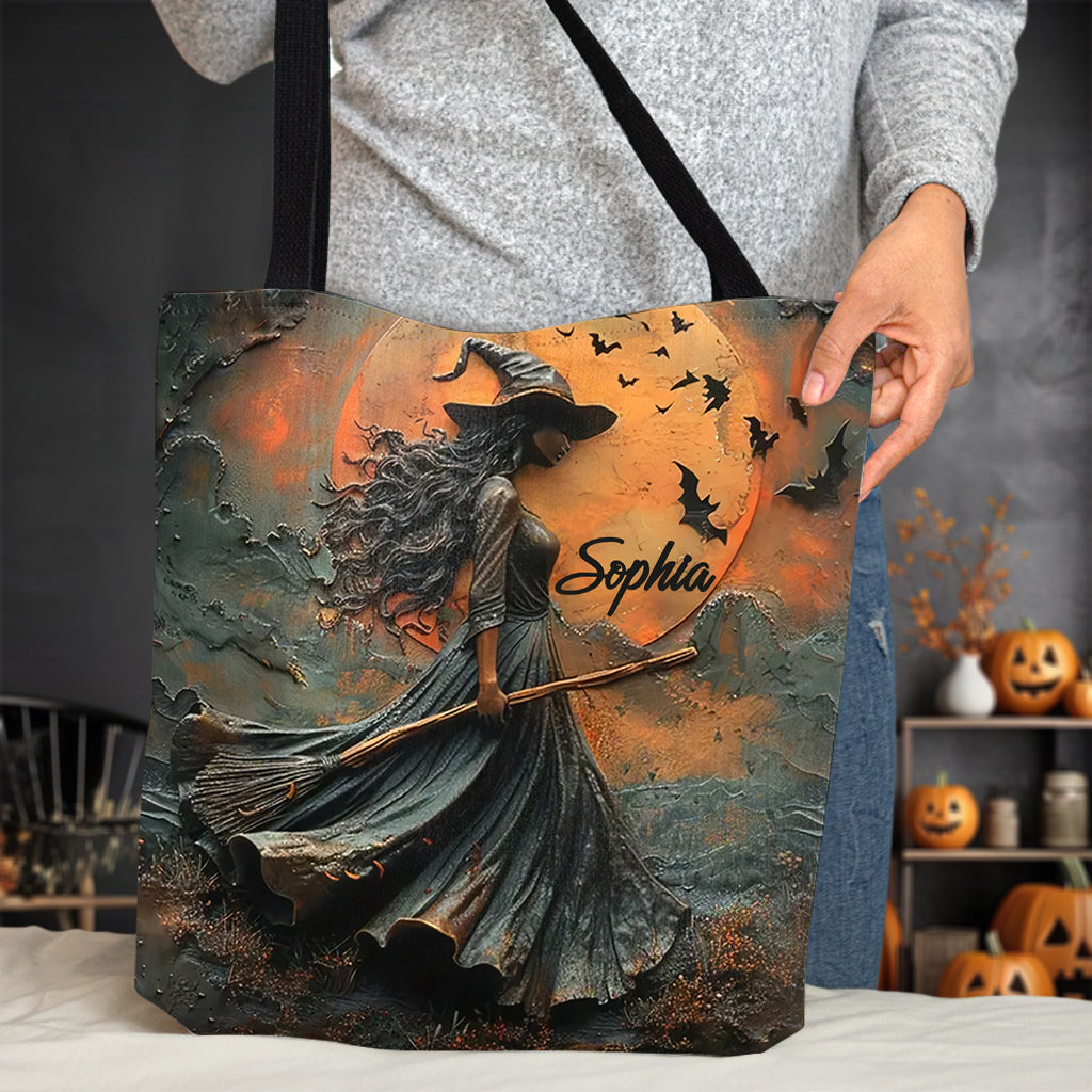 Beautiful Witch - Personalized Witch Tote Bag