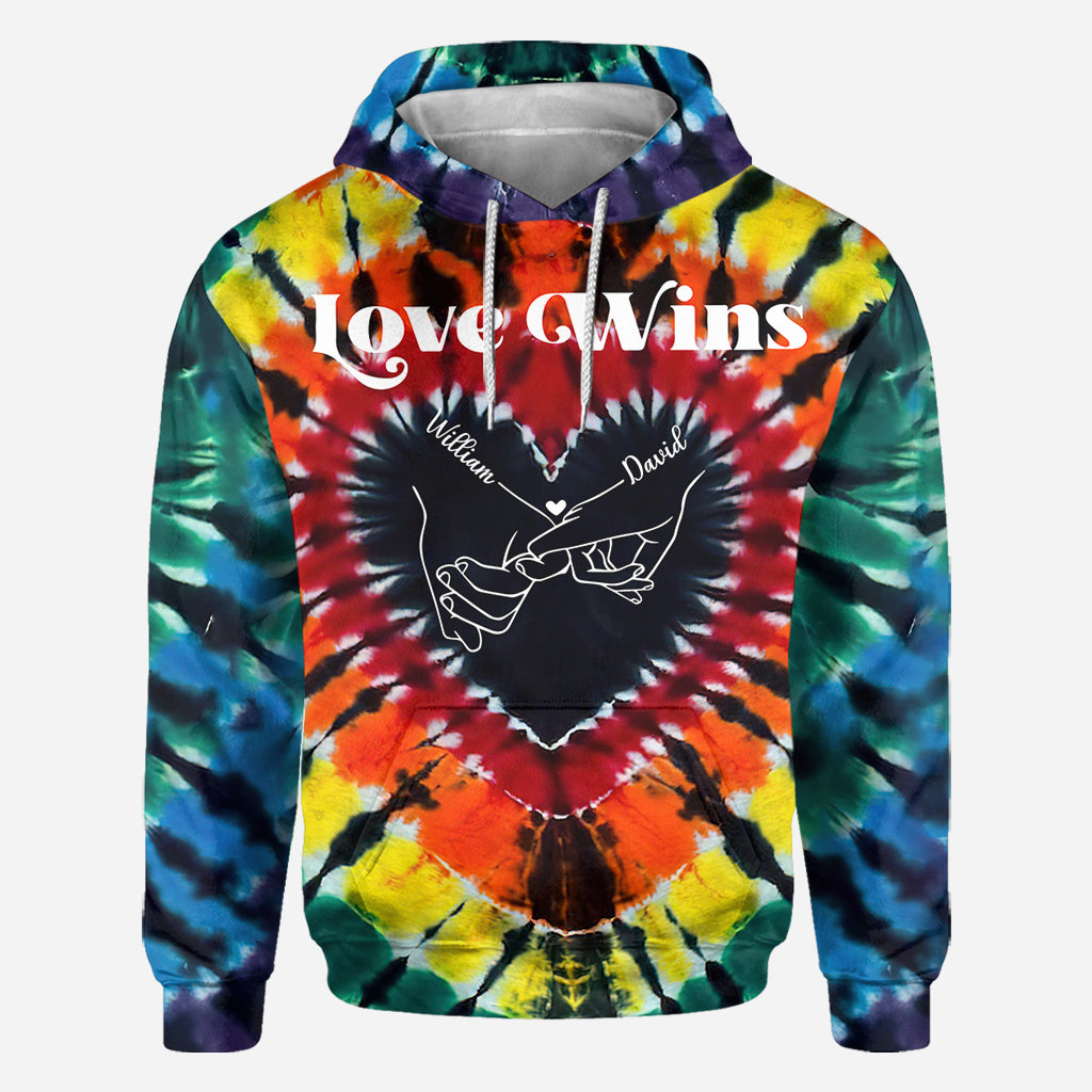 Love Wins - Personalized LGBT Support All Over Shirt